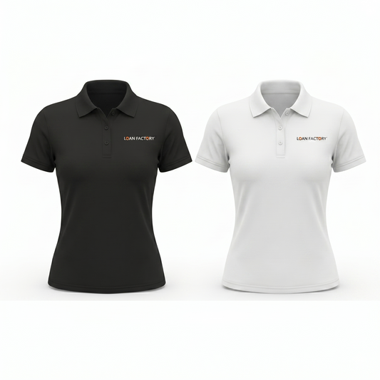 Loan Factory Women’s Short Sleeve Polo Shirt – Fall Collection