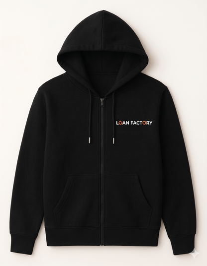 Loan Factory Zip-Up Hoodie
