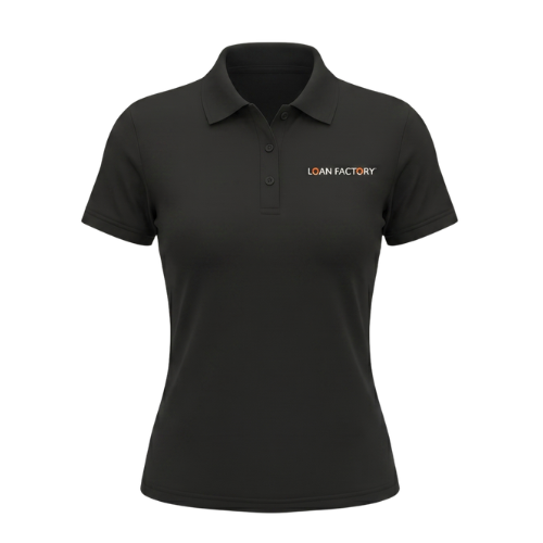 Loan Factory Women’s Short Sleeve Polo Shirt – Fall Collection