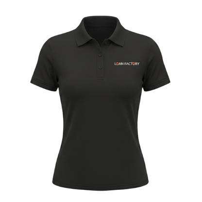 Loan Factory Women’s Short Sleeve Polo Shirt – Fall Collection